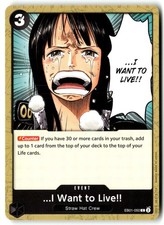 ...I Want to Live!! EB01-050 Extra Booster: Memorial Collection One Piece NM