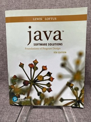 Lewis Loftus java Software Solutions Foundations Program Design 9th Ed Paperback