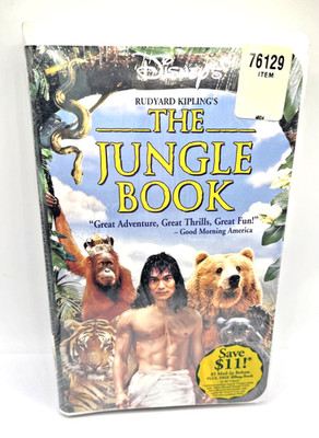 Rudyard Kipling's The Jungle Book 1994 Walt Disney VHS Live Action