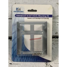 Kingwin HDM-225 2.5 Inch to 3.5 Inch Internal Hard Disk Drive Mounting Kit NOS
