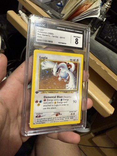 Lugia (1st Edition) graded CGC 8 for sale on eBay