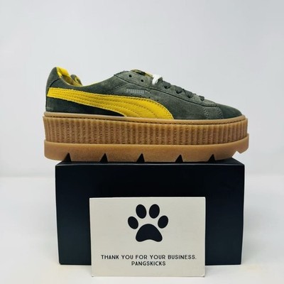 Puma Fenty by Rihanna Cleated Creeper Suede Green 366268-01