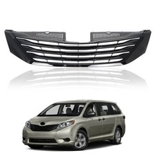 To1200332 For Toyota Sienna 2011-17 Replacement Front Upper Grille Gloss Black To1200332 For Toyota Sienna 2011-17 Replacement Front Upper Grille Gloss Black