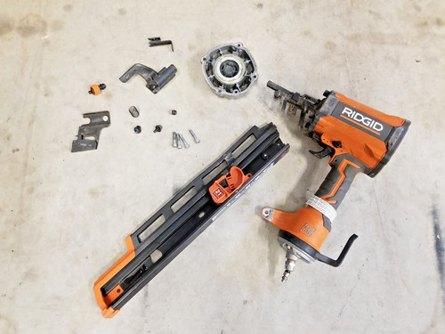 RIDGID R350RHF 3-1/2 in. Round-Head Framing Nailer AS-IS —FOR PARTS / REPAIR