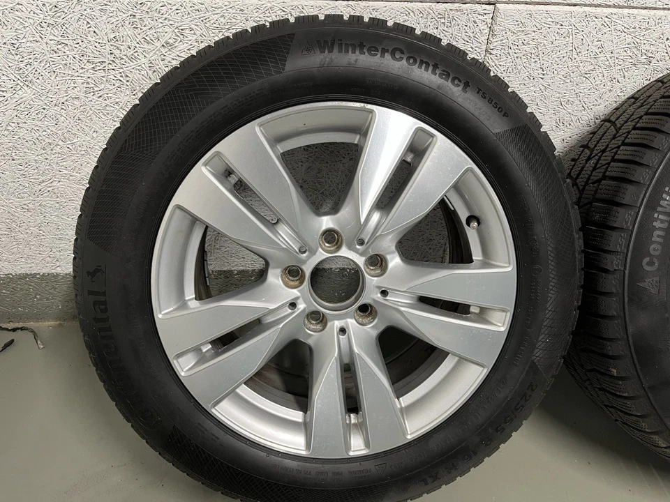 Original Mercedes E Klasse W212 Alufelgen Winterreifen 225/55 R16 A2124010202 MS - Bild 2 von 4