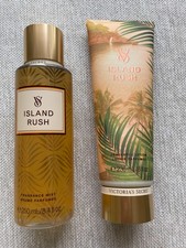 Victoria's Secret Island Rush Scented Body Mist 8.4 oz  Lotion 8 oz 1 of each 