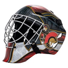 NHL Ottawa Senators Street Hockey Goalie Mask Youth Adjustable Chrome Welded ...