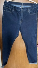 Gap 33/16 Regular True Skinny Denim Jeans Dark