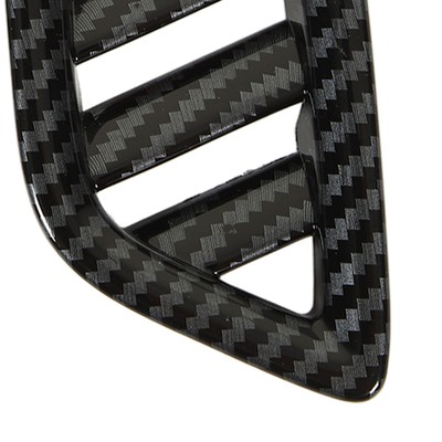   Auto Dashboard Obere Luftauslass Abdeckung Trim Carbon Fiber Style Air Vent