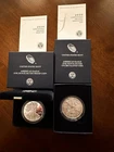 2020 Proof and Uncirculated American Silver Eagle - 2 Coins