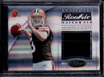 Brandon Weeden 2012 Panini Certified #18 Potential Rookie Jersey /299
