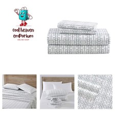 Ultra-Soft King Size Flannel Bedding Set - Machine Washable Wildwood Green