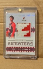 2023-24 Panini NBA Hoops - Rookie Sweaters Scoot Henderson #RSW-SCO (MEM, RC)