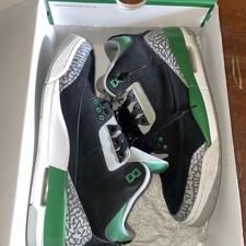 Size 9.5 - Jordan 3 Retro Pine Green And Black Nice