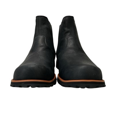 Timberland Attleboro Mid Jet Black Chelsea Boots Men display picture 1