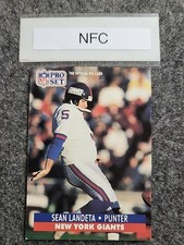 1991 Pro Set - Sean Landeta #598