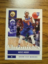 2021-22 Chronicles Basketball Copper Moses Moody Warriors