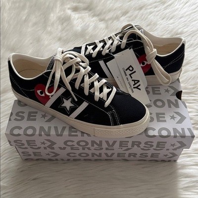 Converse x Play Comme des Garcons One Star Academy Pro Canvas in Black M6.5 W8