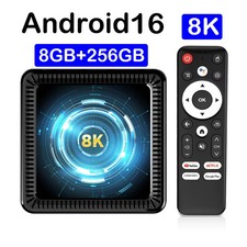 Q19 Android TV Box H618 8K Lettore multimediale 8GB RAM 256GB ROM WiFi 6 BT 6.0