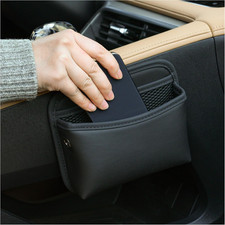 Car Seat Side Storage Pocket, Small Organizer,Pu Leather Multifunctional Console