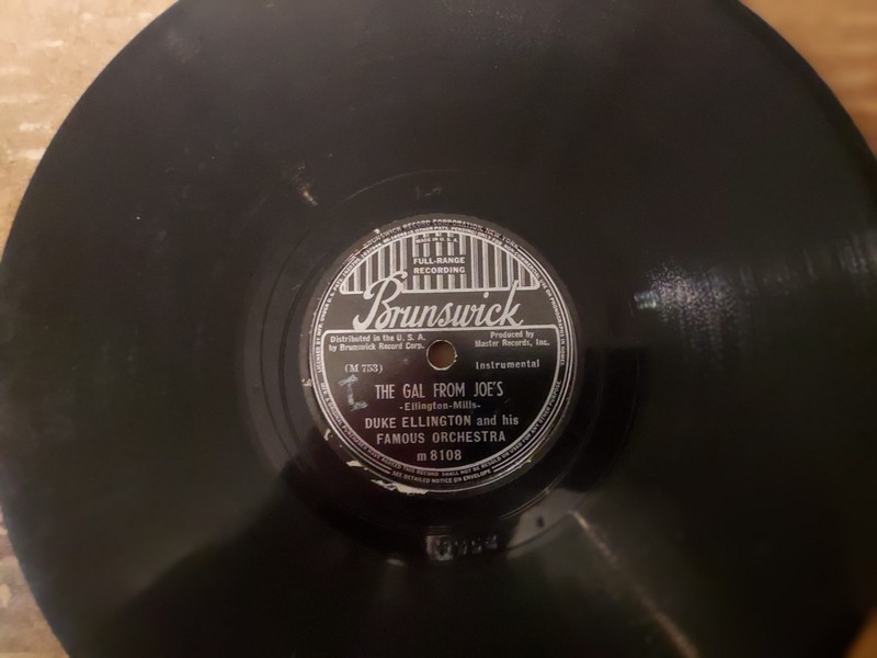 Later 30s Brunswick Jazz 78/DUKE ELLINGTON and his Famous Orchestra..