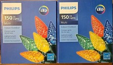 2 boxes Philips 150 C6 LED Multi color lights Indoor / Outdoor 37.2 Ft Each