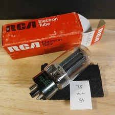1970 RCA Seeburg 6L6 GC Vacuum Tube - Tested at 75 min 55