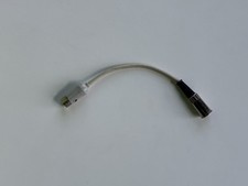 Vintage 5-Pin DIN Female to 5-Pin DIN Female Male Audio Cable 6-inch
