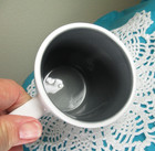 Hallmark Ashley Garcia Coffee or Tea Cup Kitty Cat I'm trouble but I'm worth it — photo 4