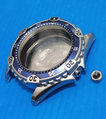 anonimo watch swiss part case automatik eta 2824-2,lunetta blu ATM20