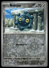 Bronzor SV: Prismatic Evolutions #066/131 Reverse Holo Rare NM