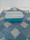Vintage Pyrex Primary Blue Small Covered Refrigerator Dish