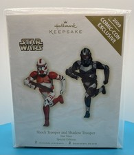 NEW 2009 Hallmark SDCC 92 700 Star Wars Shock & Shadow Trooper Keepsake Ornament
