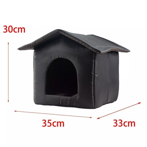Haustierzelt Haus Indoor Warmbett mit abnehmbarem Kissen Klein Mittel Groß Haustier - Bild 18 von 23