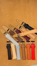 WHOLESALE Lot 100pcs Mixed Colour Leather Watch Strap Band Size 16mm S-5