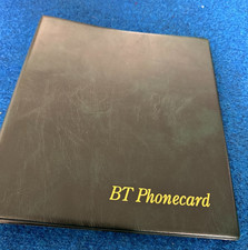 Green Padded BT Oversize A4 Phonecard Album & 26 Sleeves