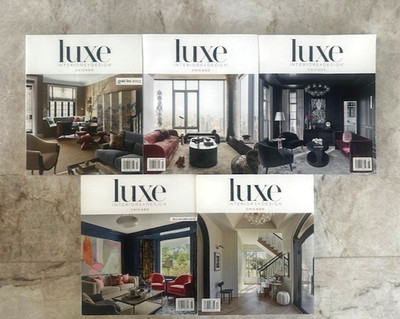 Luxe Interiors and Design Chicago Magazine, 5 issues, 2023