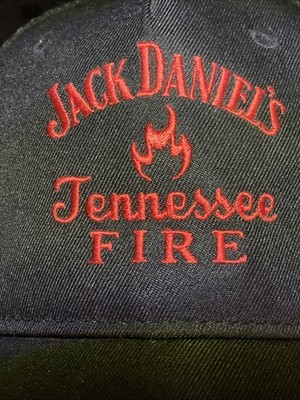 Jack Daniel's Tennessee Fire Black Embroidered Cap