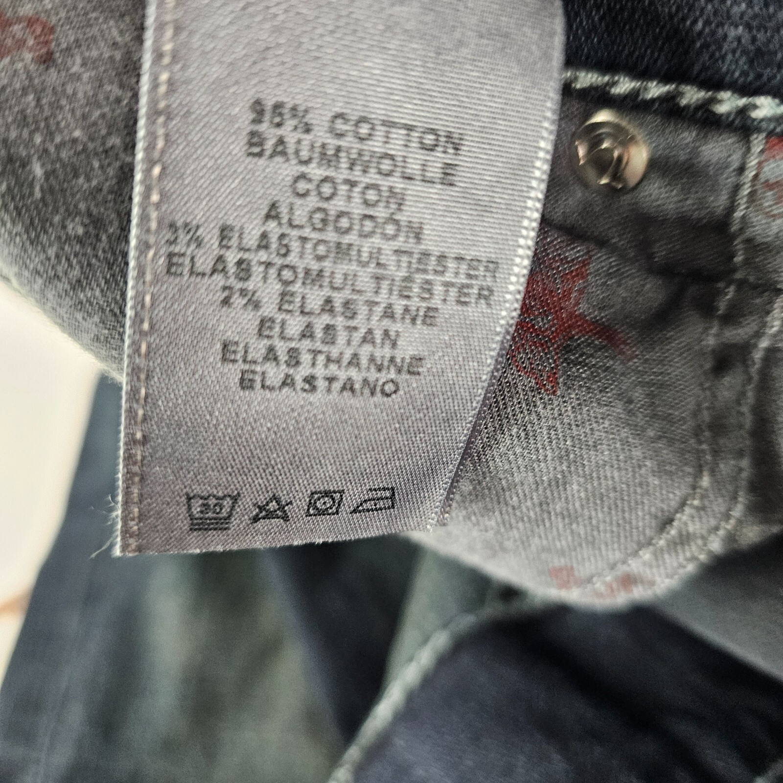 True Religion Mens Rocco Relaxed Skinny Jeans Size 46 Blue Dark Wash thumbnail 6