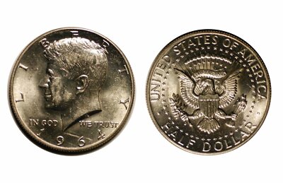 1964-D Kennedy Half Dollar - RPM-001 , FS-501 - AU #500 | eBay