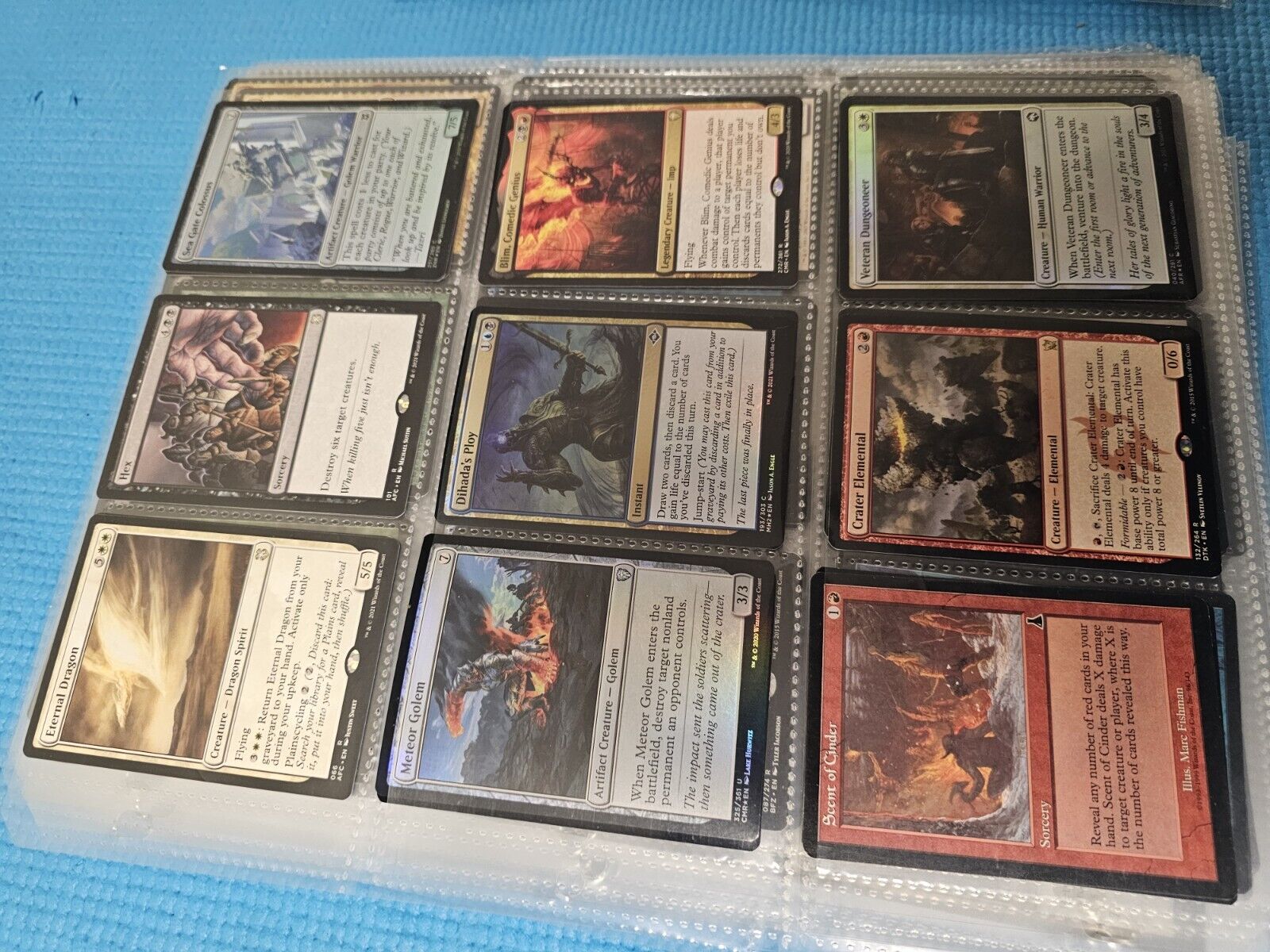 Magic The Gathering Card Lot Rares Holos 1995 To 2015 (1000 Cards Plus 23 Pages)