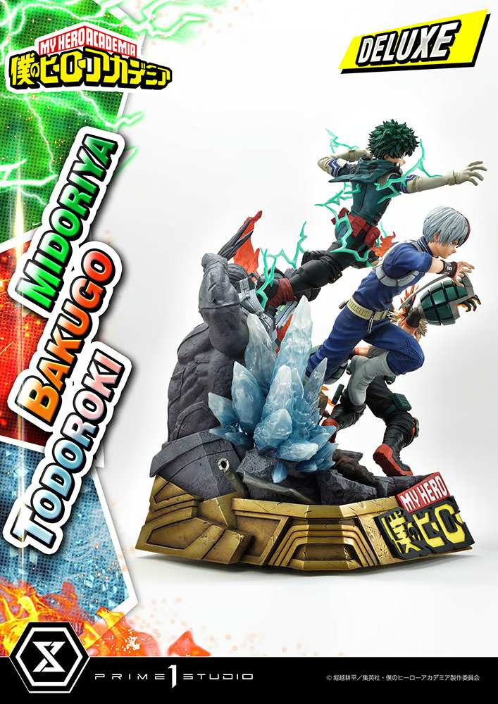 1/4 My Hero Academia Midoriya Bakugo & Todoroki Diorama Dlx Prime