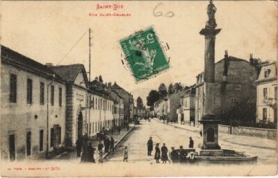 CPA Souvenir de St-DIÉ - Rue St-Charles (153488)