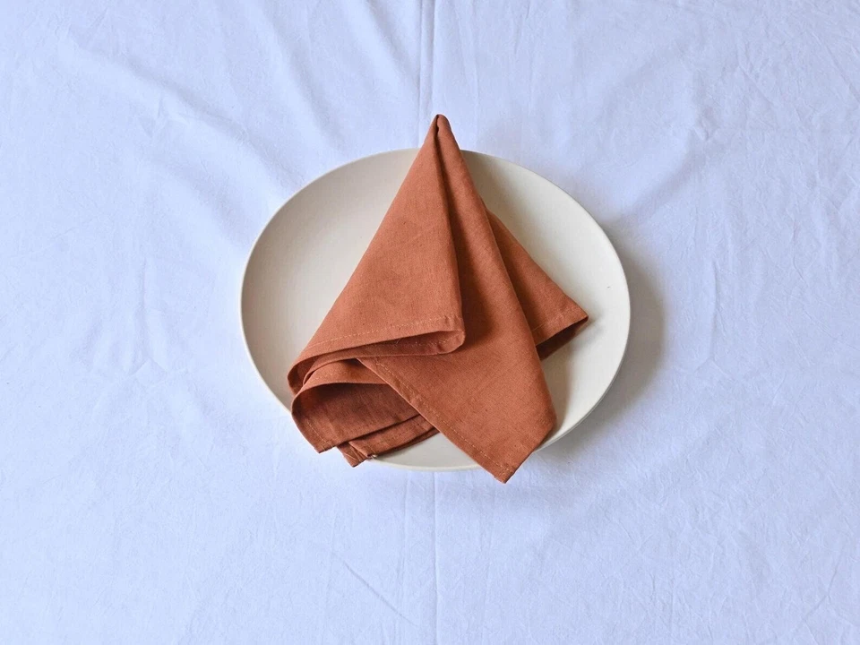 100 Pack Cotton napkins, Kitchen Napkin, Washable Wedding Napkins Cotton Napkins - Image 3 of 4