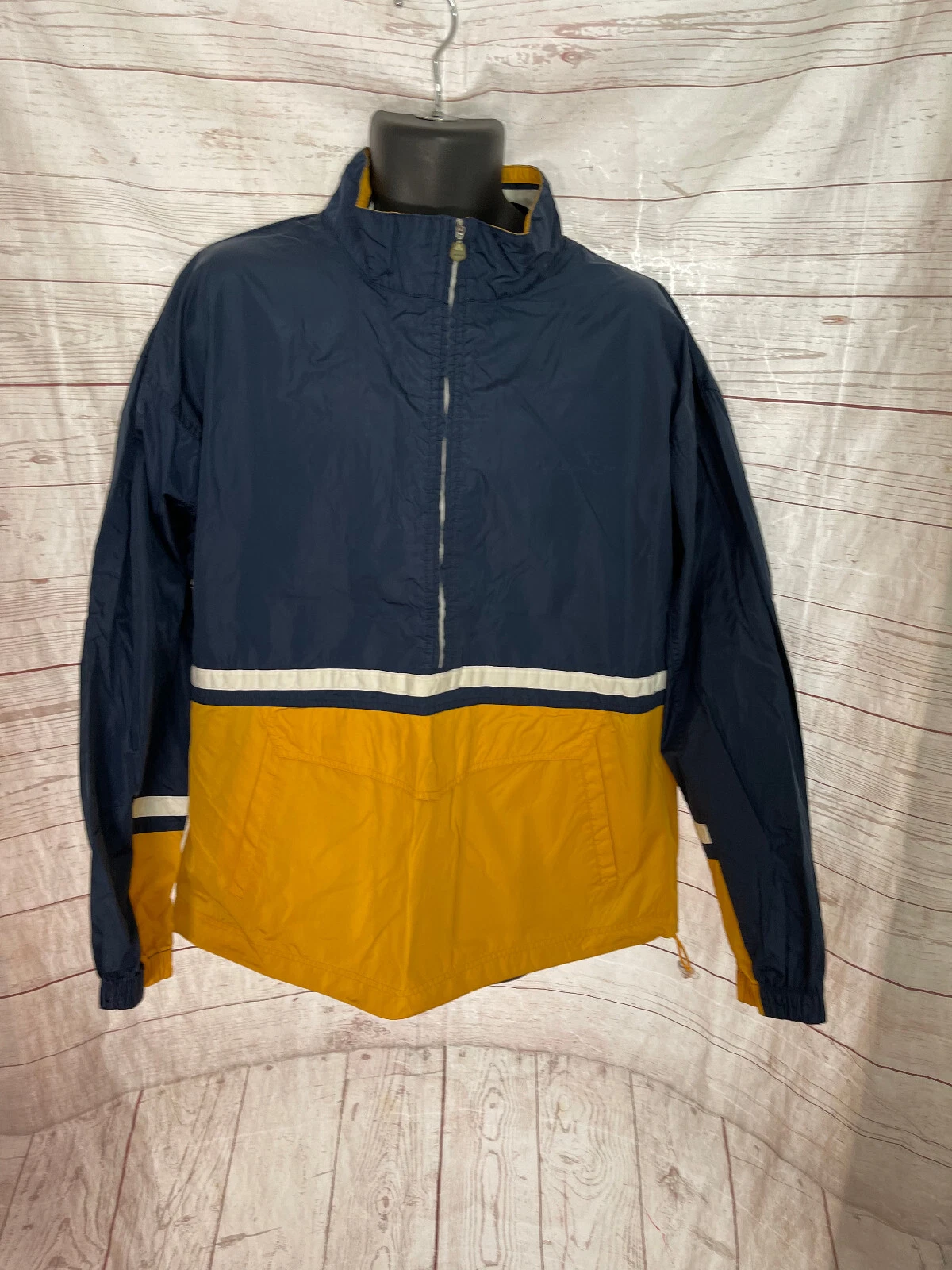 Gear for Sports Men’s Yellow / Blue Full Zip Windbreaker Jacket Size L
Opens in a new window or tab