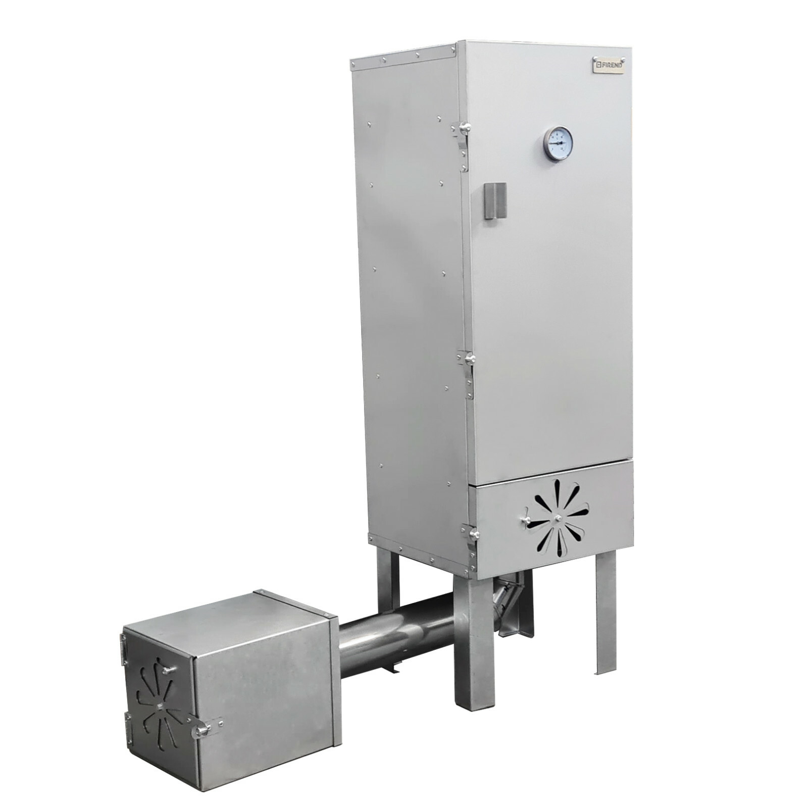 Premium Räucherofen DAVID HOT&COLD Räucherei Räucherschrank aus Edelstahl + Zub