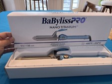 BaBylissPRO Nano Titanium Spring Curling Iron, 1 1/4 Inch