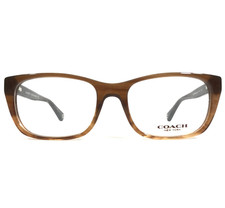 Coach Eyeglasses Frames HC 6048 Georgie 5188 Brown Square Full Rim 51-17-135