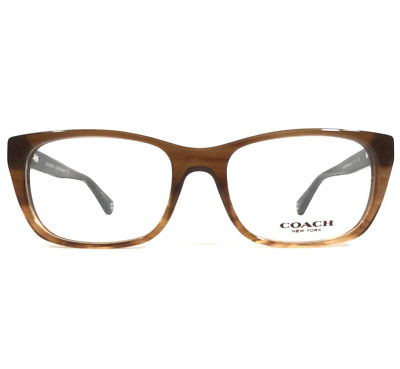 Coach Brille Rahmen HC 6048 Georgie 5188 Brown Quadratisch Full Rim 51-17-135