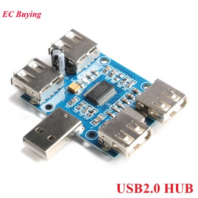 USB HUB 2.0 Expansion Module 4-Port Board 5V DC Controller for DIY Projects